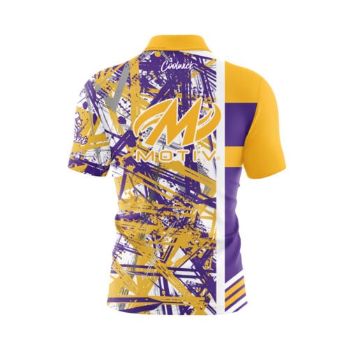 Motiv Mamba Quick Ship CoolWick Sash Zip Bowling Jersey - Image 2