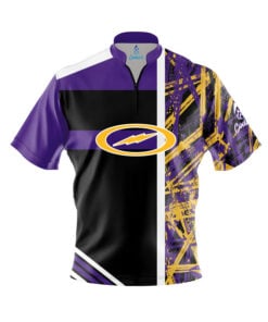 Storm Black Mamba Quick Ship CoolWick Sash Zip Bowling Jersey