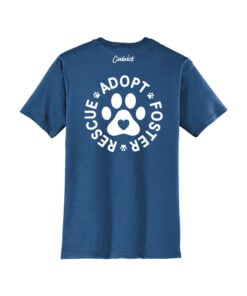 Alternative view of Pawsitive Tails Dog Rescue Luke Rosdahl Men's Rescue Adopt Foster CoolWick Bowling Tee