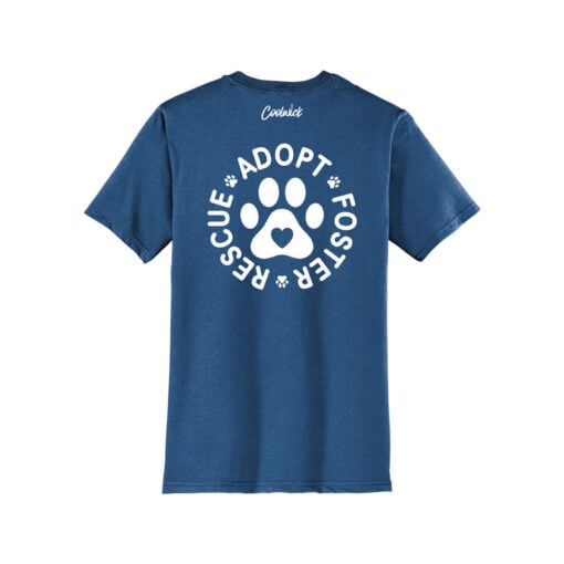 Pawsitive Tails Dog Rescue Luke Rosdahl Men's Rescue Adopt Foster CoolWick Bowling Tee - Image 2