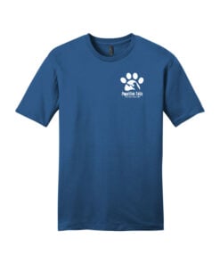 Pawsitive Tails Dog Rescue Luke Rosdahl Men's Rescue Adopt Foster CoolWick Bowling Tee
