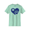Pawsitive Tails Dog Rescue Luke Rosdahl Men's Heart Paw CoolWick Bowling Tee - Image 2