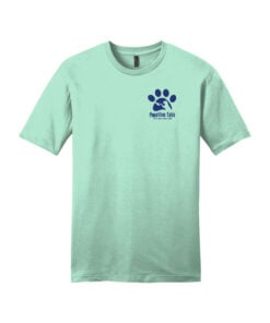 Pawsitive Tails Dog Rescue Luke Rosdahl Men's Heart Paw CoolWick Bowling Tee