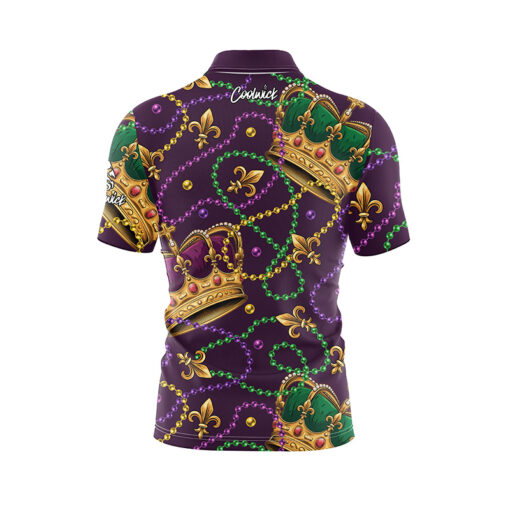 Mardi Gras Fast Track CoolWick Bowling Jersey - Image 2
