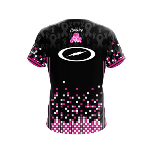 Storm Paint the Lanes Pink Pixel by Pink CoolWick Bowling Jersey - Image 2