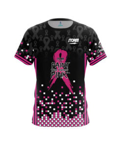 Storm Paint the Lanes Pink Pixel by Pink CoolWick Bowling Jersey