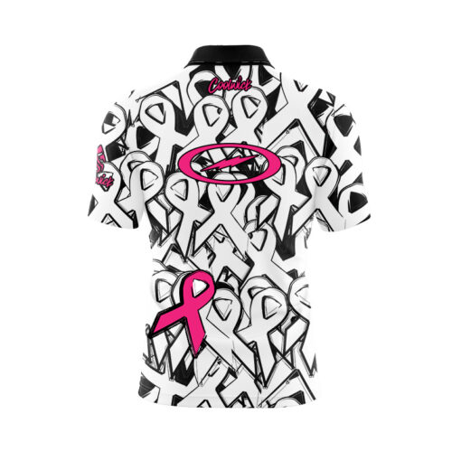 Storm Paint the Lanes Pink The Ribbon Fast Track CoolWick Bowling Jersey - Image 2
