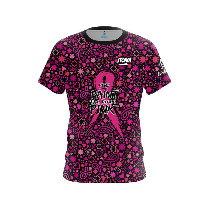 Storm Paint the Lanes Pink Fight for Life CoolWick Bowling Jersey