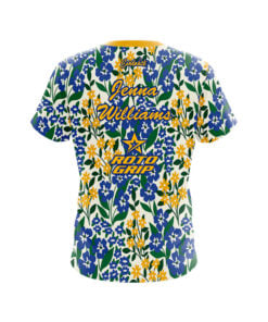 Alternative view of Roto Grip Jenna Williams Botanical Bloom CoolWick Bowling Jersey