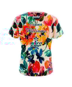 Alternative view of Roto Grip Jenna Williams Painted Petals CoolWick Bowling Jersey