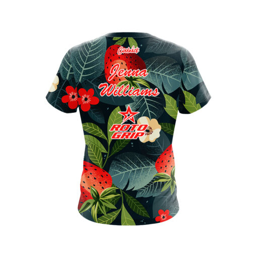 Roto Grip Jenna Williams Strawberry Strikes CoolWick Bowling Jersey - Image 2