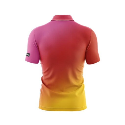 CoolWick Sunset Rush Everyday Button Polo - Image 2