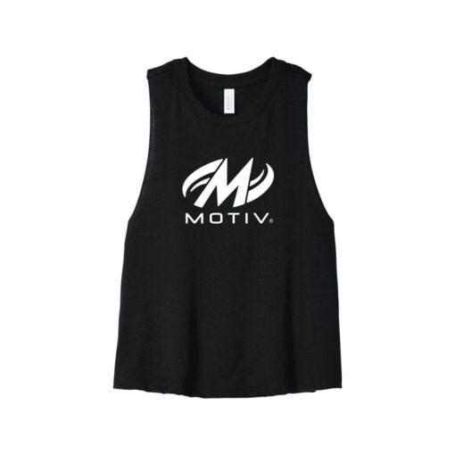 Motiv Women's Cropped Racerback Bowling Tank Top - Image 5