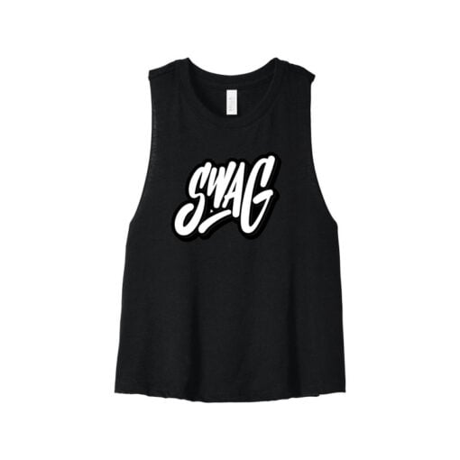 Swag Women's Cropped Racerback Bowling Tank Top - Image 5