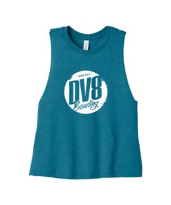 DV8 Women's Cropped Racerback Bowling Tank Top