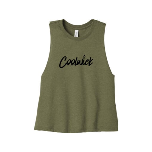 Coolwick Women's Cropped Racerback Bowling Tank Top - Image 3