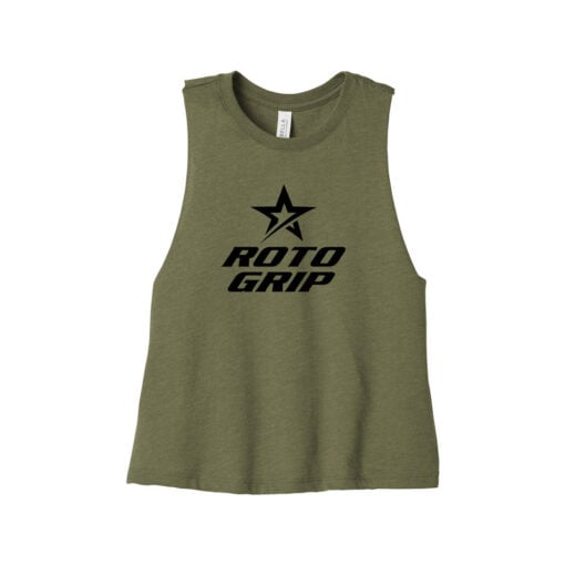 Roto Grip Women's Cropped Racerback Bowling Tank Top - Image 3