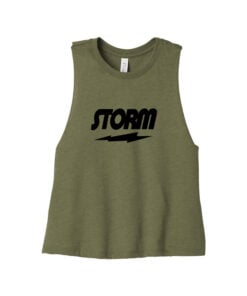 Storm Women's Cropped Racerback Bowling Tank Top
