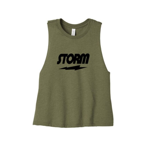 Storm Women's Cropped Racerback Bowling Tank Top