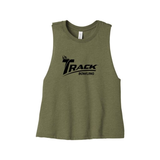 Track Women's Cropped Racerback Bowling Tank Top - Image 3