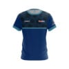 Pawsitive Tails Dog Rescue Luke Rosdahl Blue Curr CoolWick Bowling Jersey