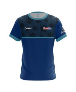 Pawsitive Tails Dog Rescue Luke Rosdahl Blue Curr CoolWick Bowling Jersey