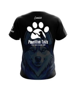 Alternative view of Pawsitive Tails Dog Rescue Luke Rosdahl Husky CoolWick Bowling Jersey