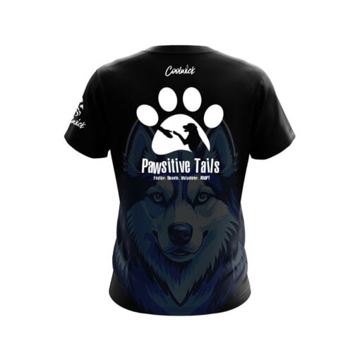 Pawsitive Tails Dog Rescue Luke Rosdahl Husky CoolWick Bowling Jersey - Image 2