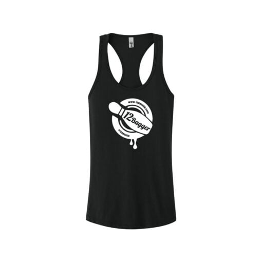 12Bagger Women's Racerback Bowling Tank Top - Image 6