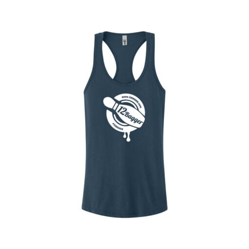 12Bagger Women's Racerback Bowling Tank Top - Image 4