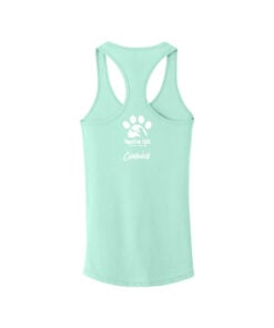 Alternative view of Pawsitive Tails Dog Rescue Luke Rosdahl Women's Rescue Adopt Foster CoolWick Bowling Tank Top