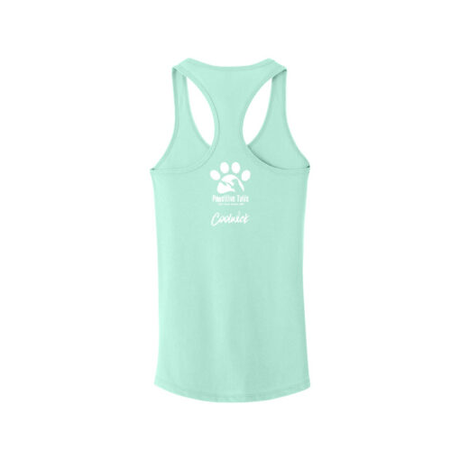 Pawsitive Tails Dog Rescue Luke Rosdahl Women's Rescue Adopt Foster CoolWick Bowling Tank Top - Image 2