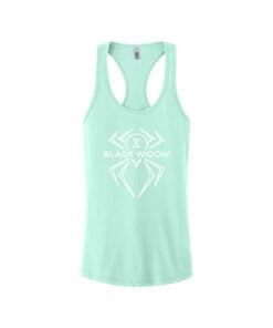 Alternative view of Hammer Black Widow Women's Racerback Bowling Tank Top