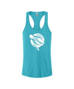 Alternative view of 12Bagger Women's Racerback Bowling Tank Top