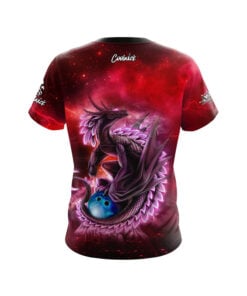 Alternative view of A2B Addicted2Bowling Jai Jones Keeping it 300 Dragon Red CoolWick Jersey