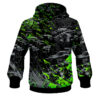 CoolWick Elite Glitching Black Green Hoodie