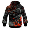 CoolWick Elite Glitching Black Orange Hoodie
