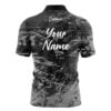 CoolWick Elite Glitching Black Grey Sash Zip Jersey - Image 2