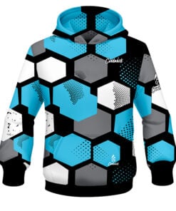 CoolWick Elite Nogahex Columbia Blue Hoodie