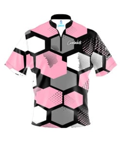 CoolWick Elite Nogahex Pink Sash Zip Jersey