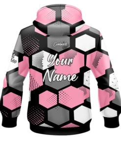 Alternative view of CoolWick Elite Nogahex Pink Hoodie