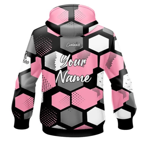 CoolWick Elite Nogahex Pink Hoodie - Image 2