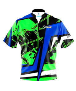 CoolWick Elite Sebiv Blue Green Sash Zip Jersey