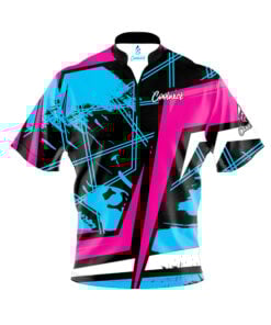 CoolWick Elite Sebiv Pink Blue Sash Zip Jersey