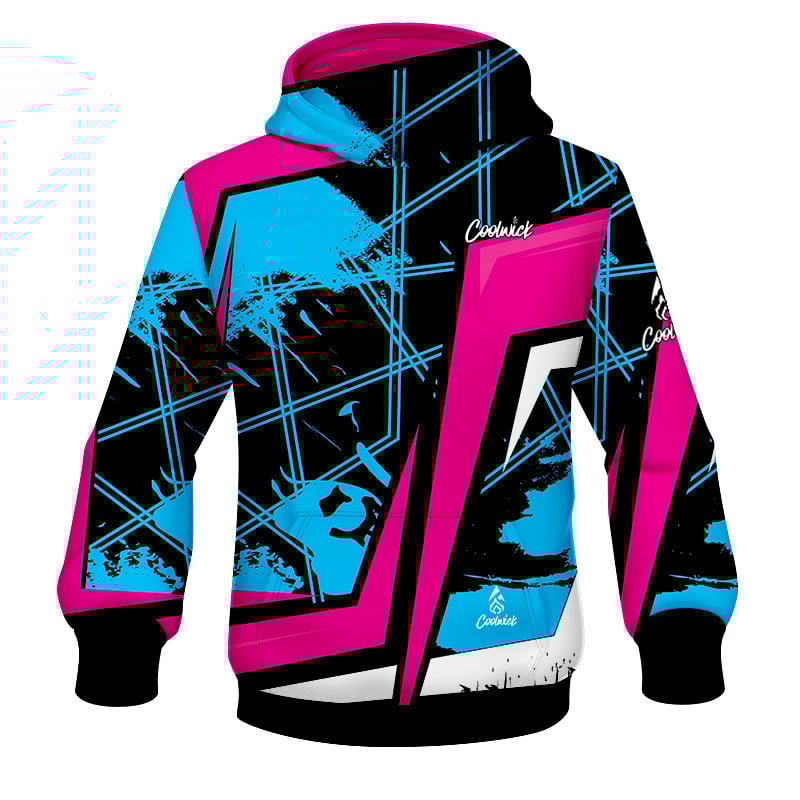 CoolWick Elite Sebiv Pink Blue Hoodie