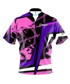 CoolWick Elite Sebiv Purple Pink Sash Zip Jersey
