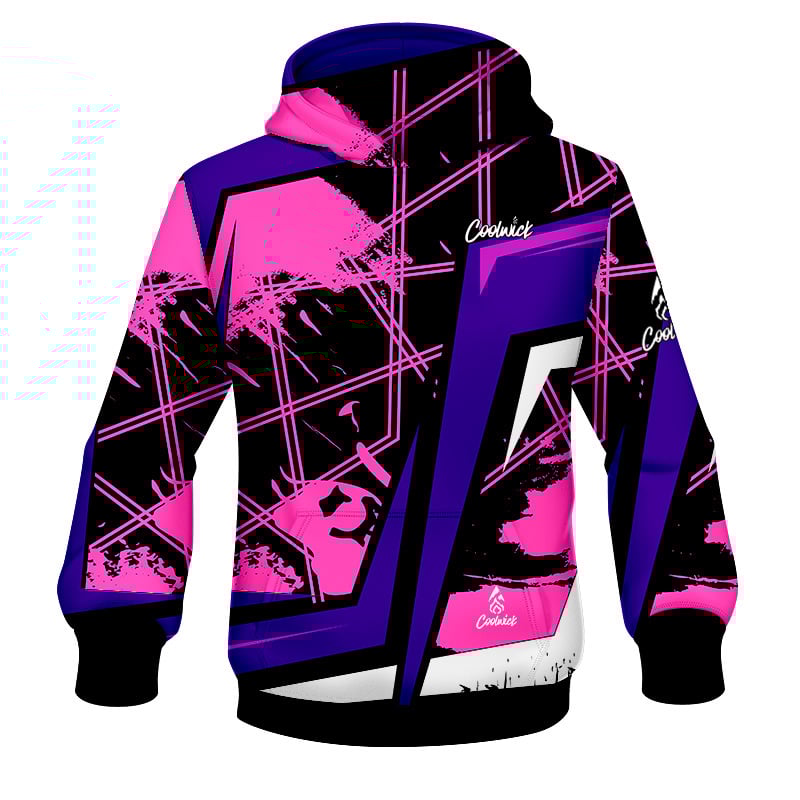 CoolWick Elite Sebiv Purple Pink Hoodie