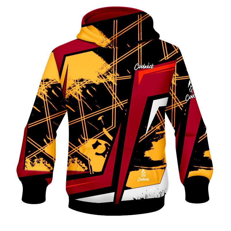 CoolWick Elite Sebiv Red Yellow Hoodie