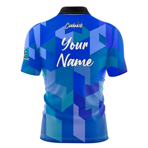 CoolWick Elite Sirtet Blue Sash Zip Jersey - Image 2