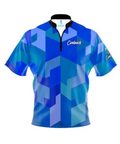 CoolWick Elite Sirtet Blue Sash Zip Jersey